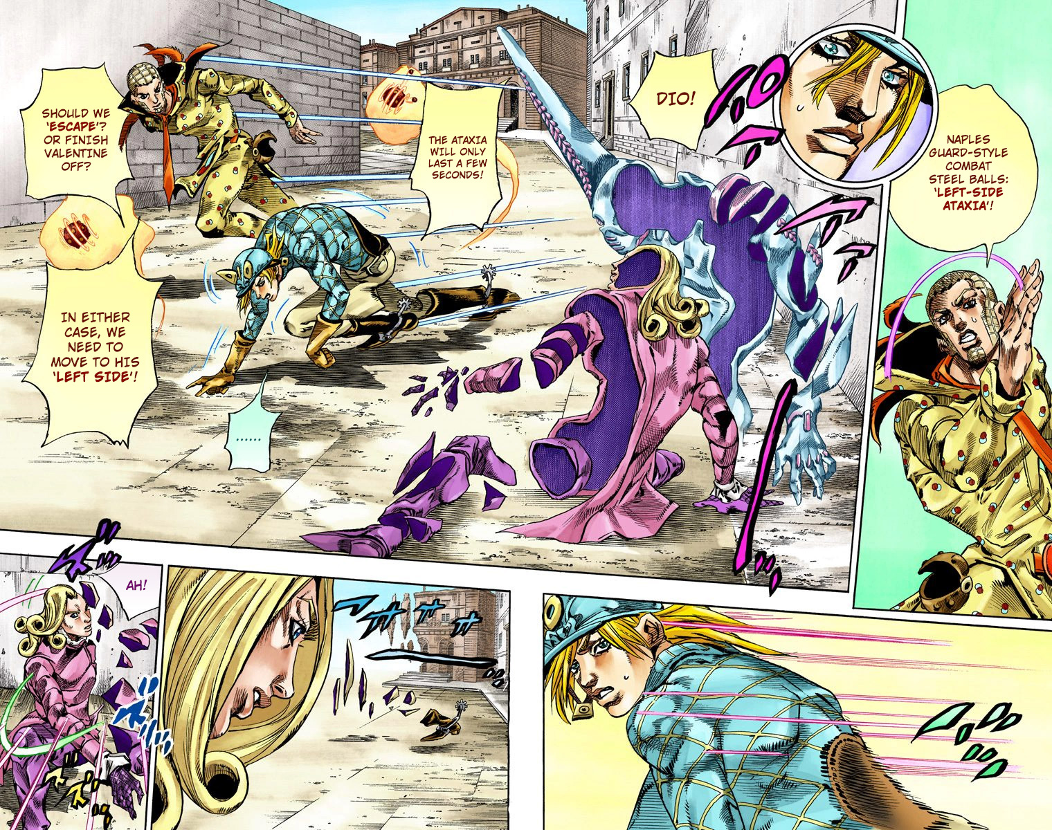 JoJo's Bizarre Adventure Steel Ball Run Colored Manga