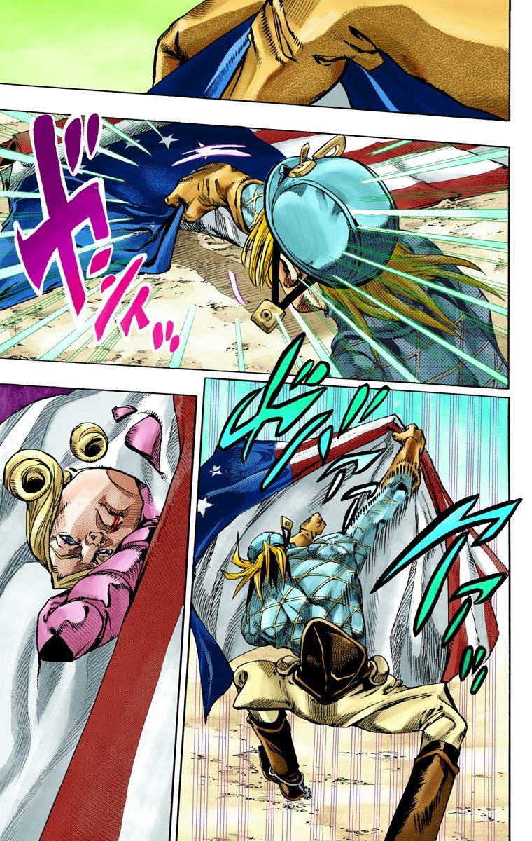 JoJo's Bizarre Adventure Steel Ball Run Colored Manga