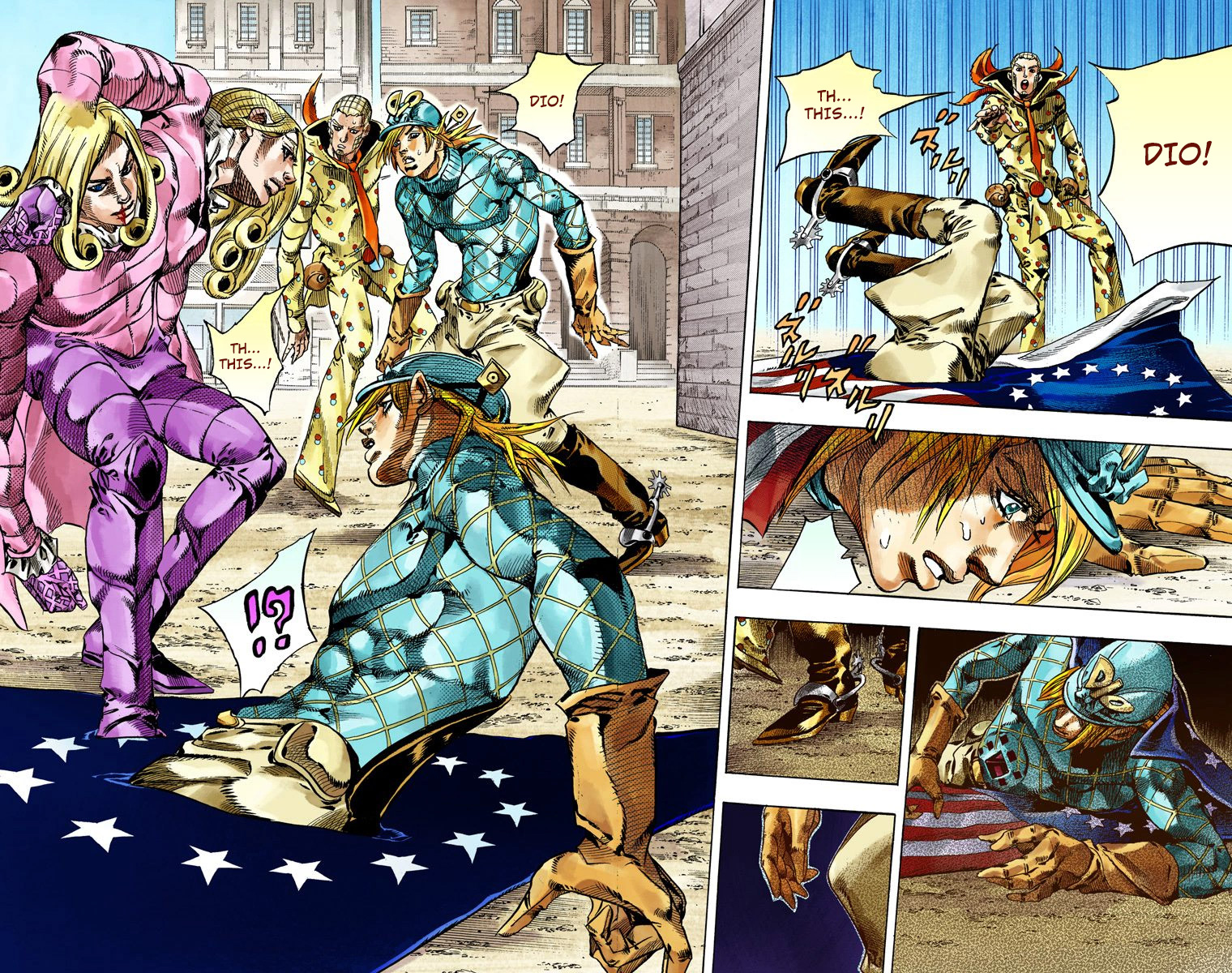 JoJo's Bizarre Adventure Steel Ball Run Colored Manga