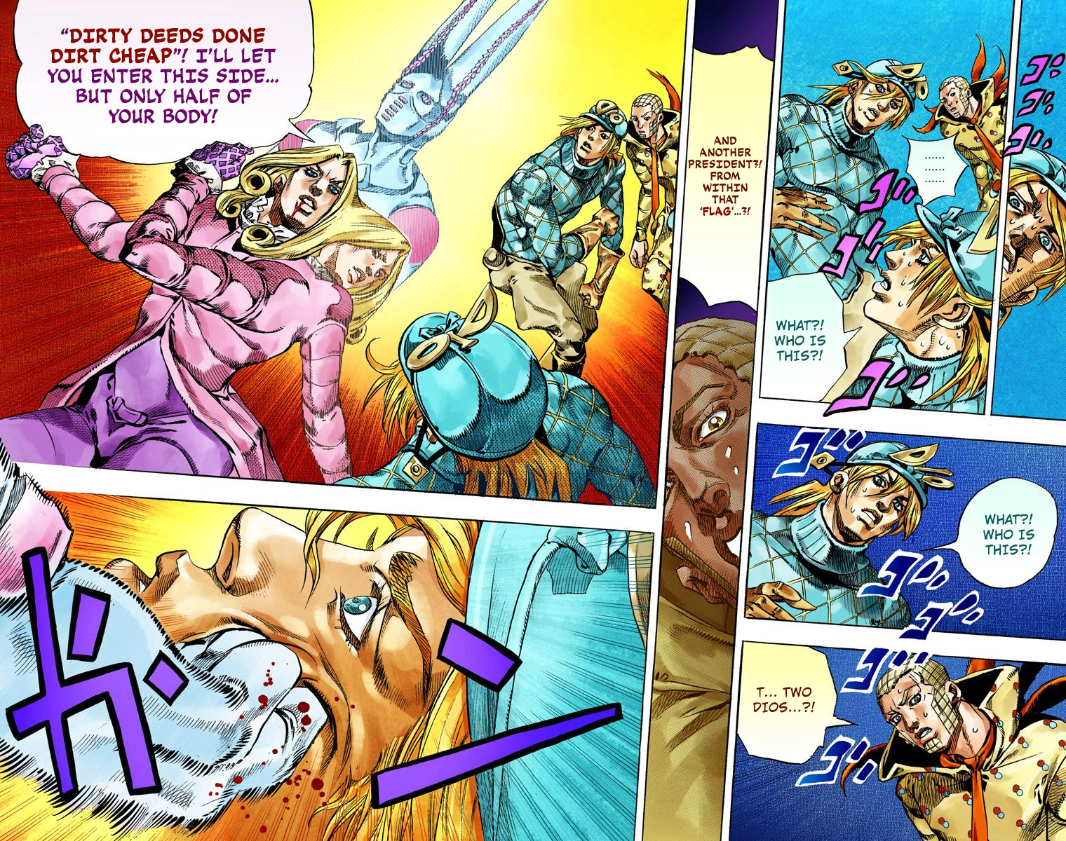 JoJo's Bizarre Adventure Steel Ball Run Colored Manga