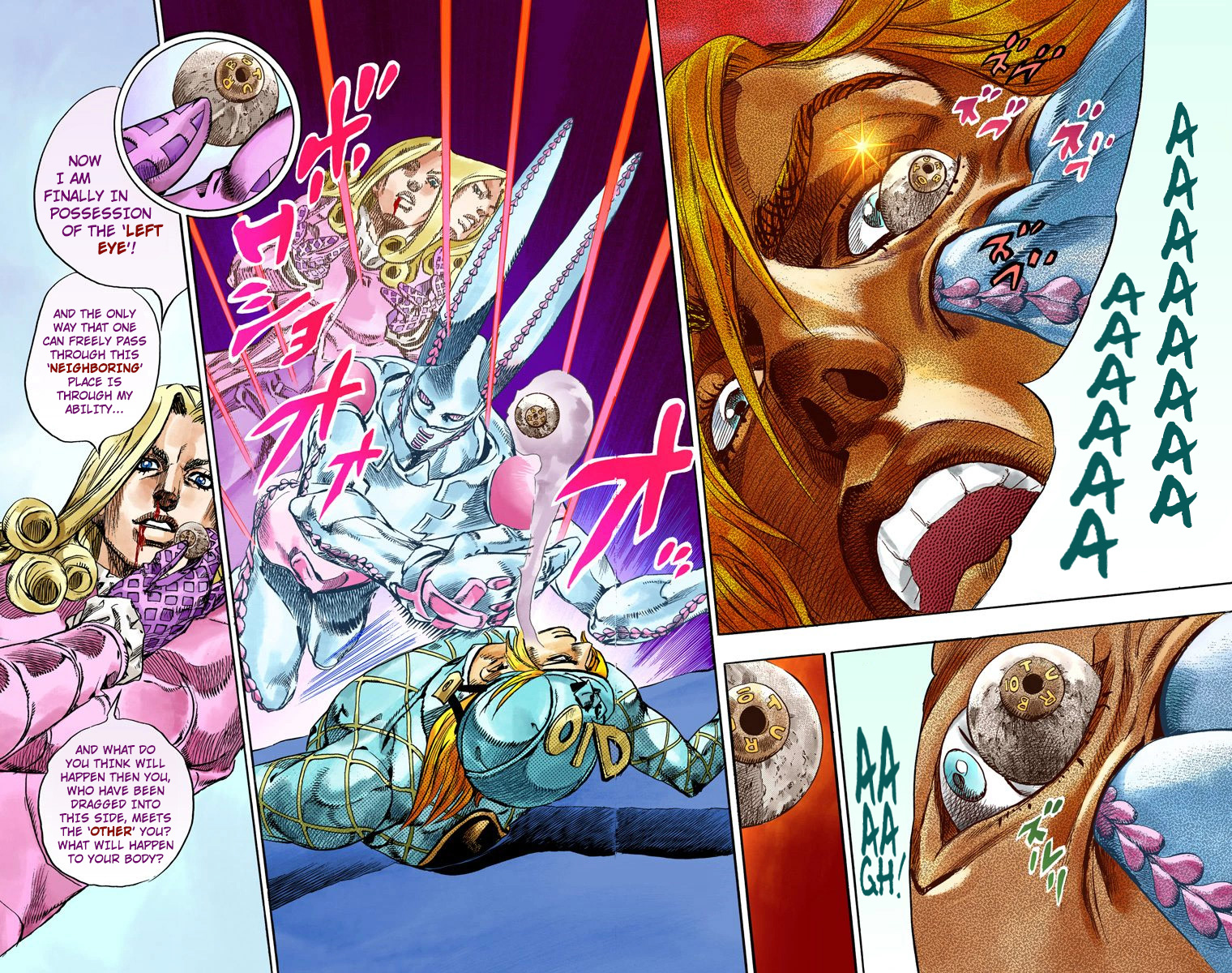 JoJo's Bizarre Adventure Steel Ball Run Colored Manga