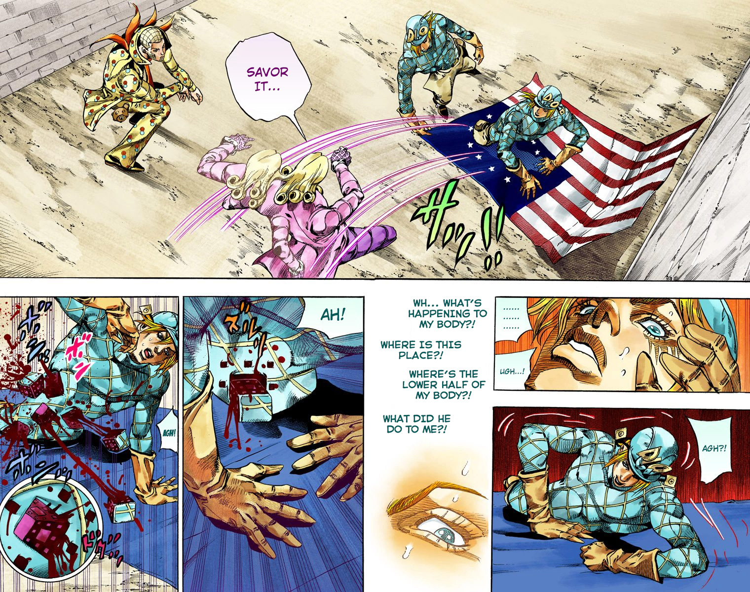 JoJo's Bizarre Adventure Steel Ball Run Colored Manga