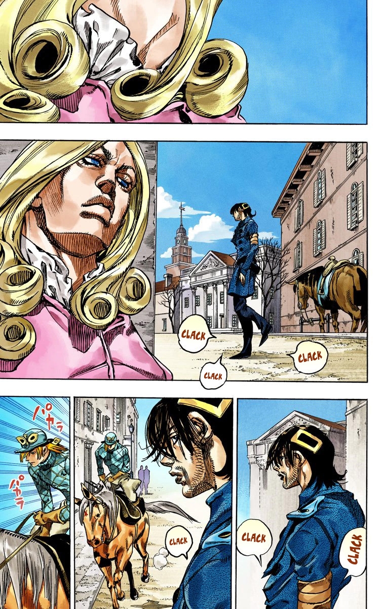 JoJo's Bizarre Adventure Steel Ball Run Colored Manga