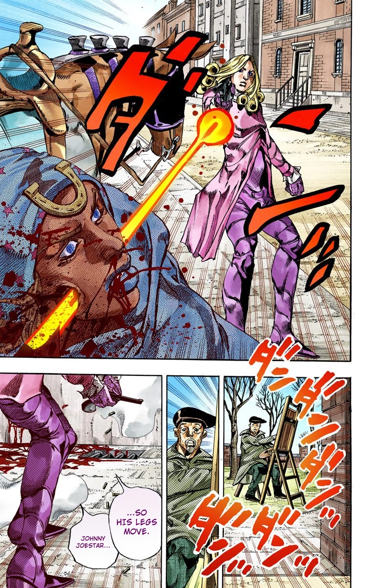 JoJo's Bizarre Adventure Steel Ball Run Colored Manga
