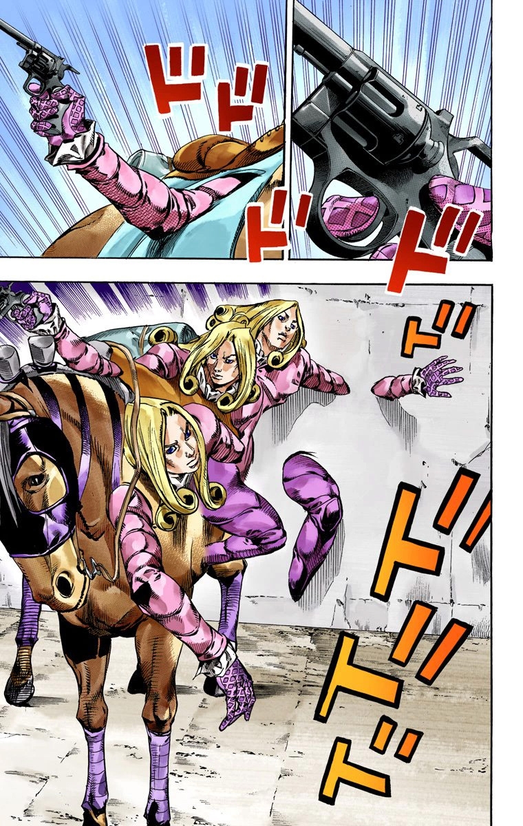 JoJo's Bizarre Adventure Steel Ball Run Colored Manga