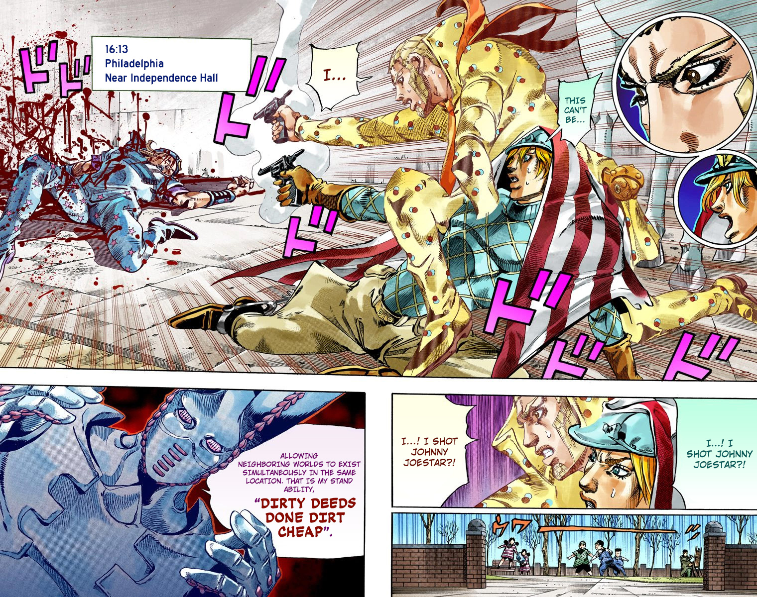 JoJo's Bizarre Adventure Steel Ball Run Colored Manga