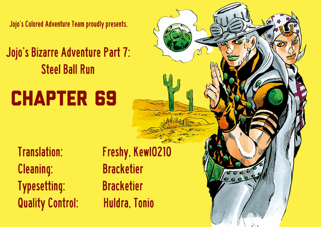 JoJo's Bizarre Adventure Steel Ball Run Colored Manga