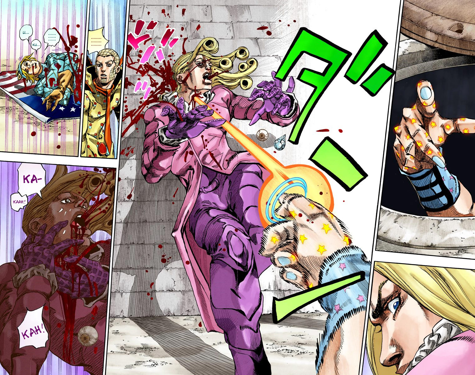 JoJo's Bizarre Adventure Steel Ball Run Colored Manga
