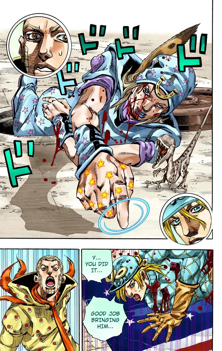 JoJo's Bizarre Adventure Steel Ball Run Colored Manga