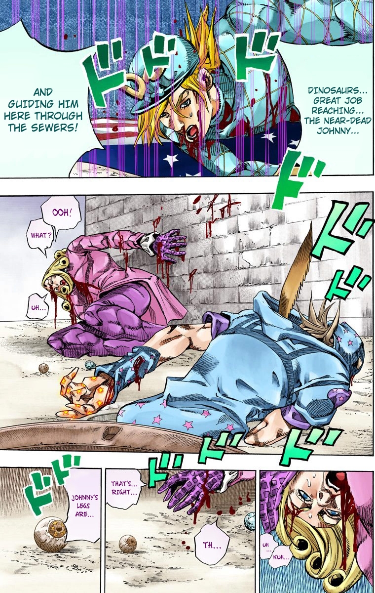 JoJo's Bizarre Adventure Steel Ball Run Colored Manga
