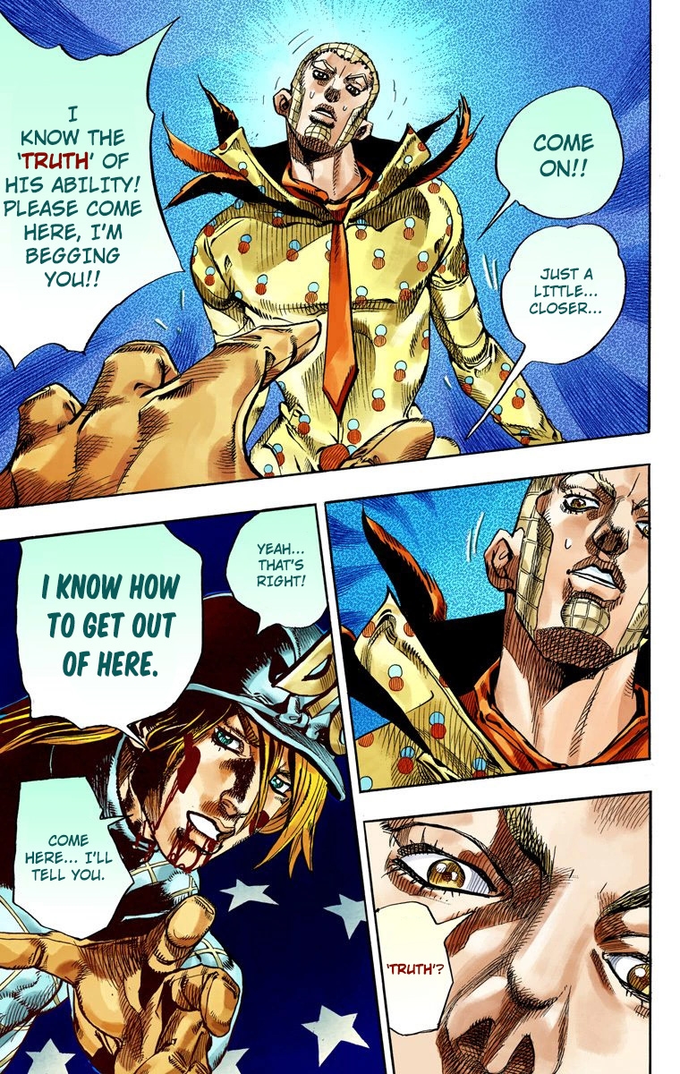 JoJo's Bizarre Adventure Steel Ball Run Colored Manga