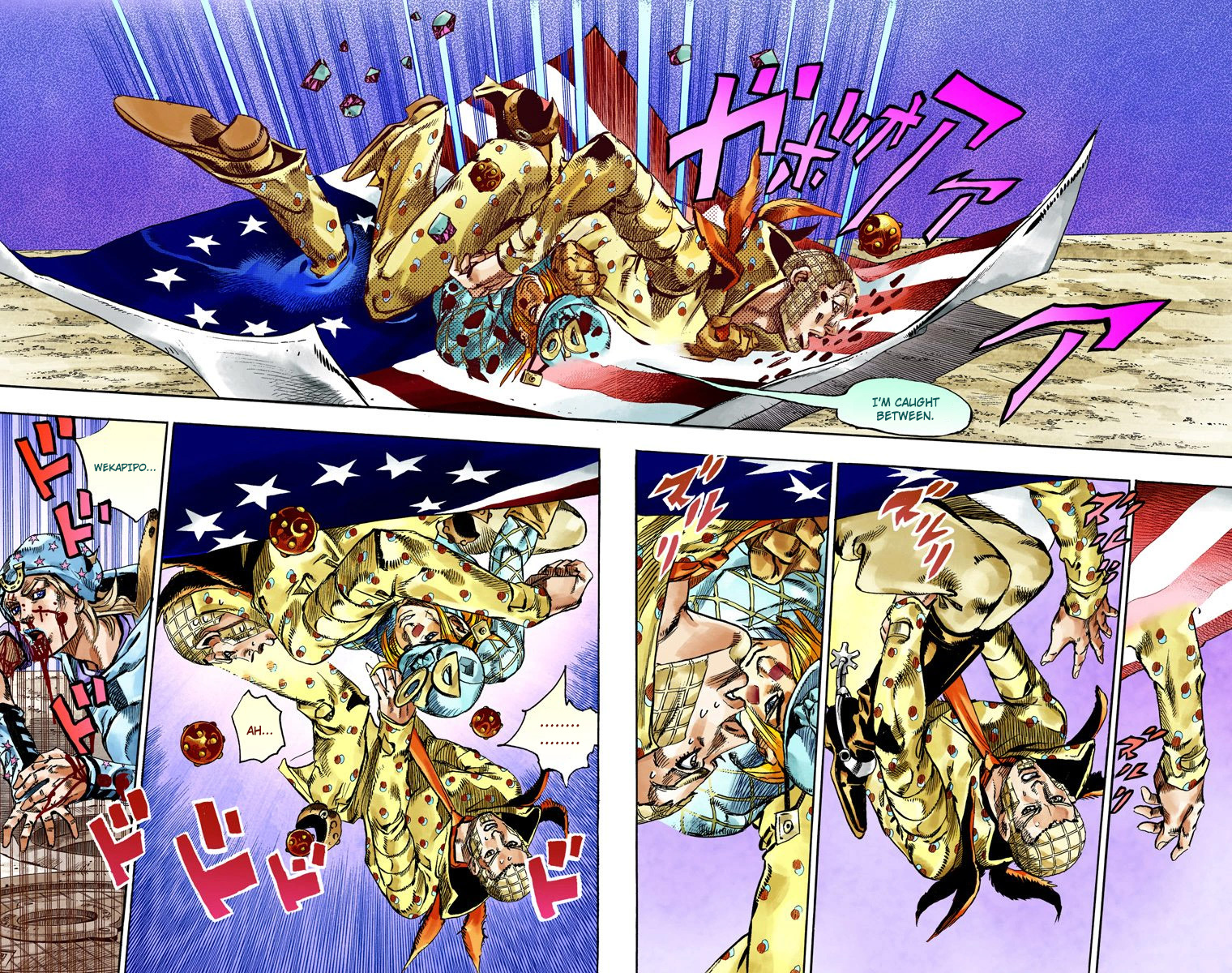 JoJo's Bizarre Adventure Steel Ball Run Colored Manga