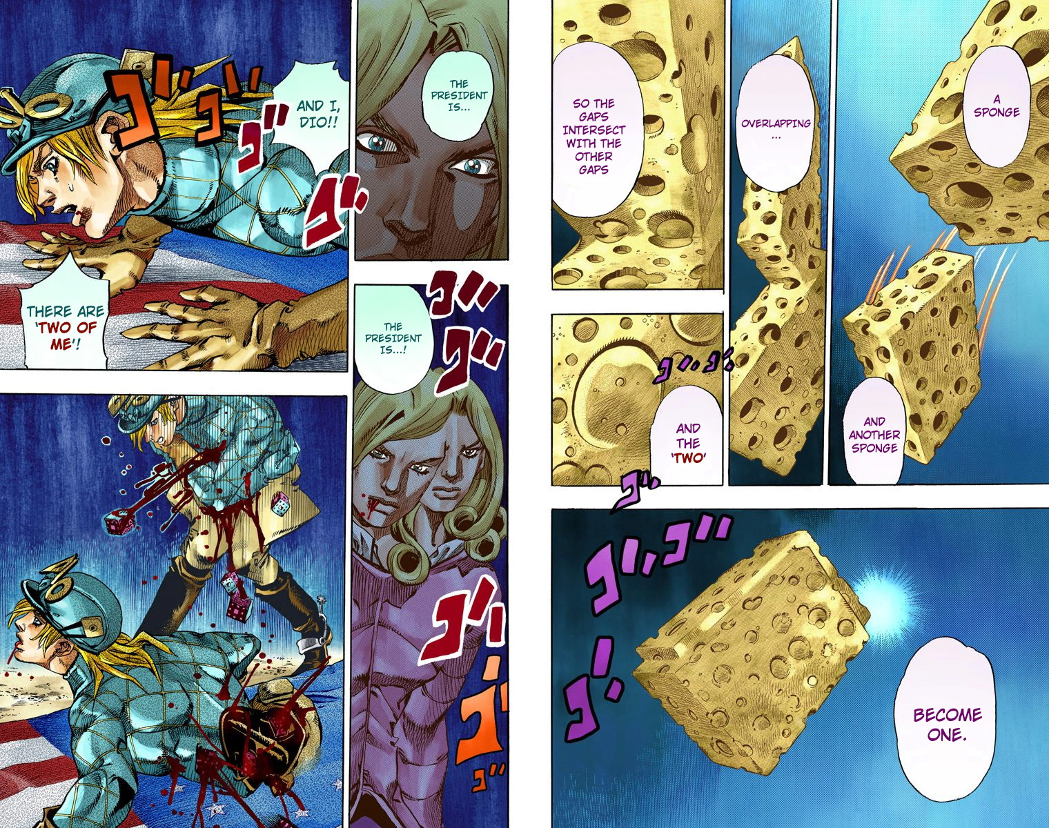 JoJo's Bizarre Adventure Steel Ball Run Colored Manga