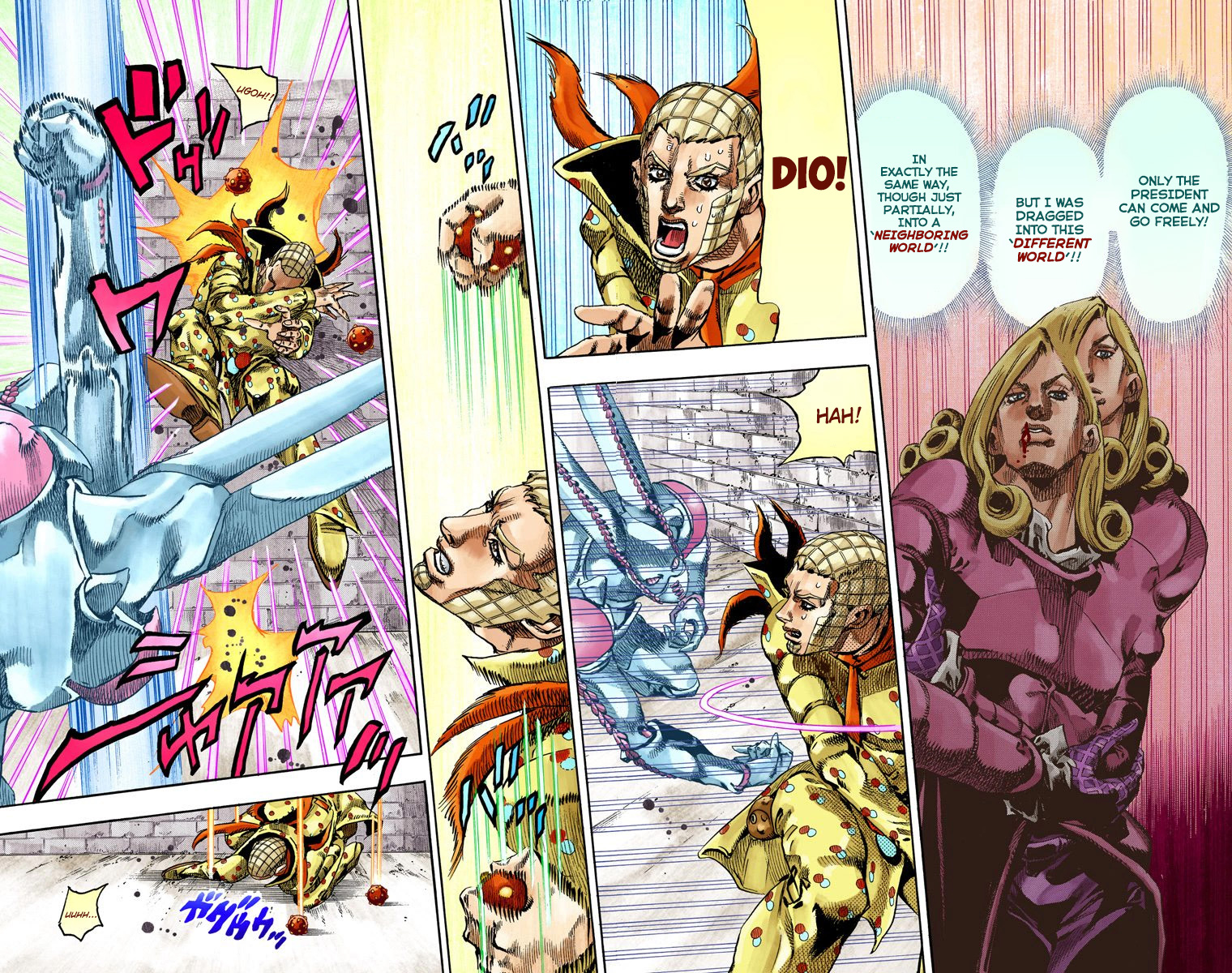JoJo's Bizarre Adventure Steel Ball Run Colored Manga
