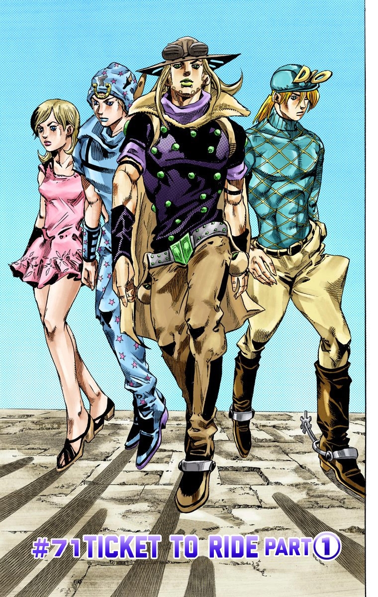 JoJo's Bizarre Adventure Steel Ball Run Colored Manga