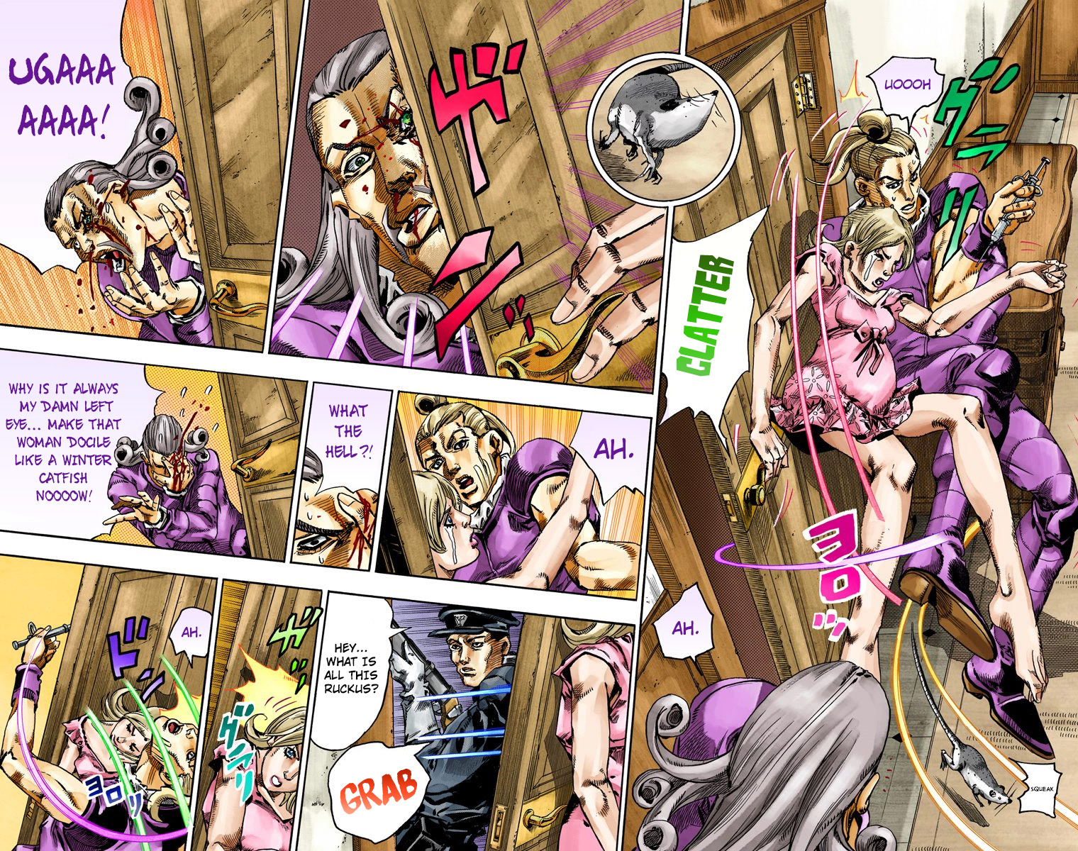 JoJo's Bizarre Adventure Steel Ball Run Colored Manga