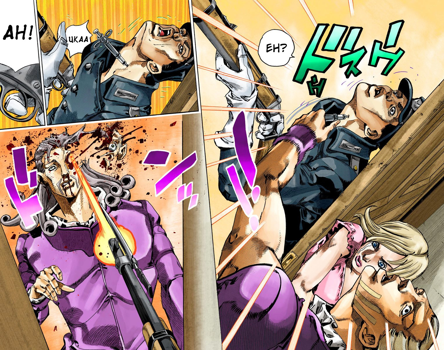 JoJo's Bizarre Adventure Steel Ball Run Colored Manga