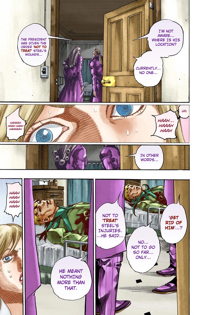 JoJo's Bizarre Adventure Steel Ball Run Colored Manga