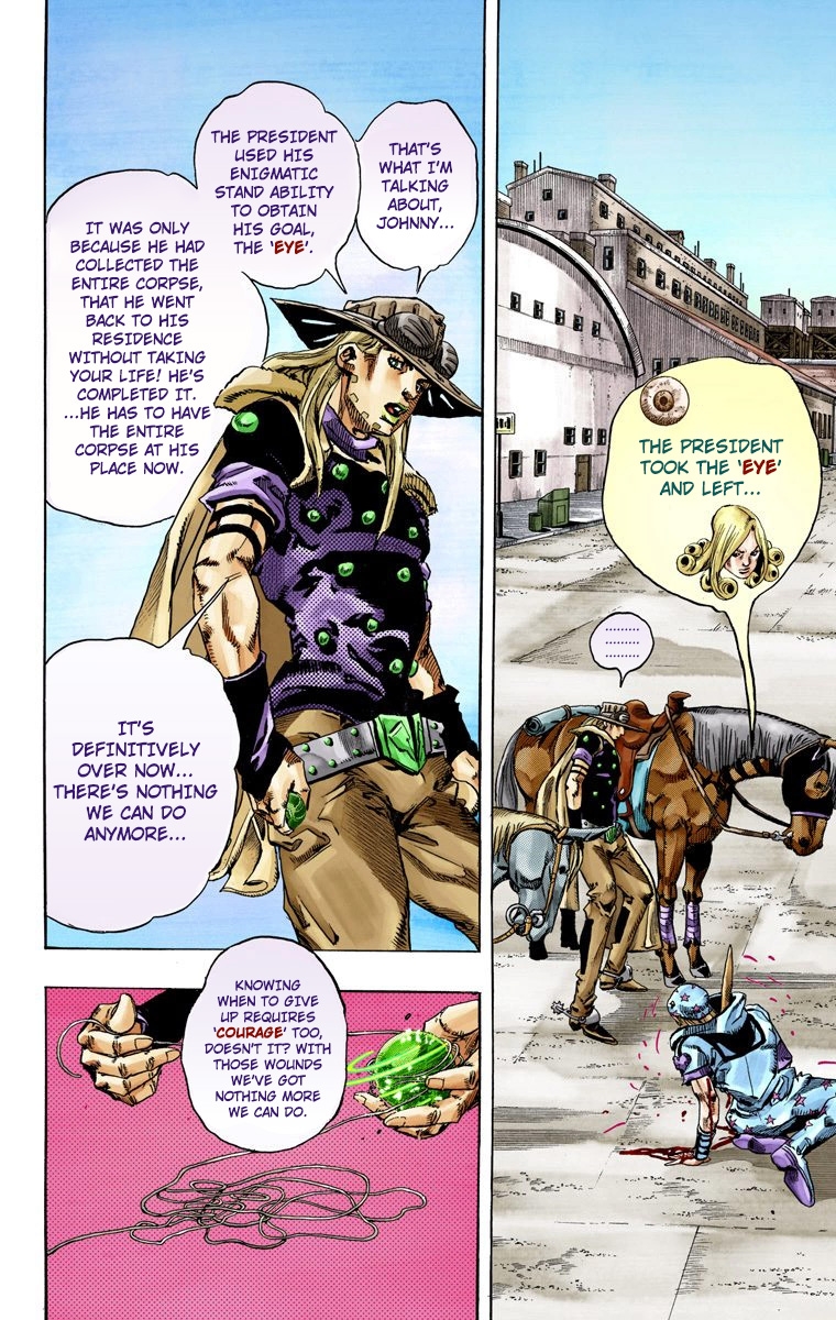 JoJo's Bizarre Adventure Steel Ball Run Colored Manga