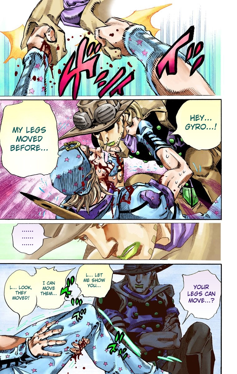 JoJo's Bizarre Adventure Steel Ball Run Colored Manga