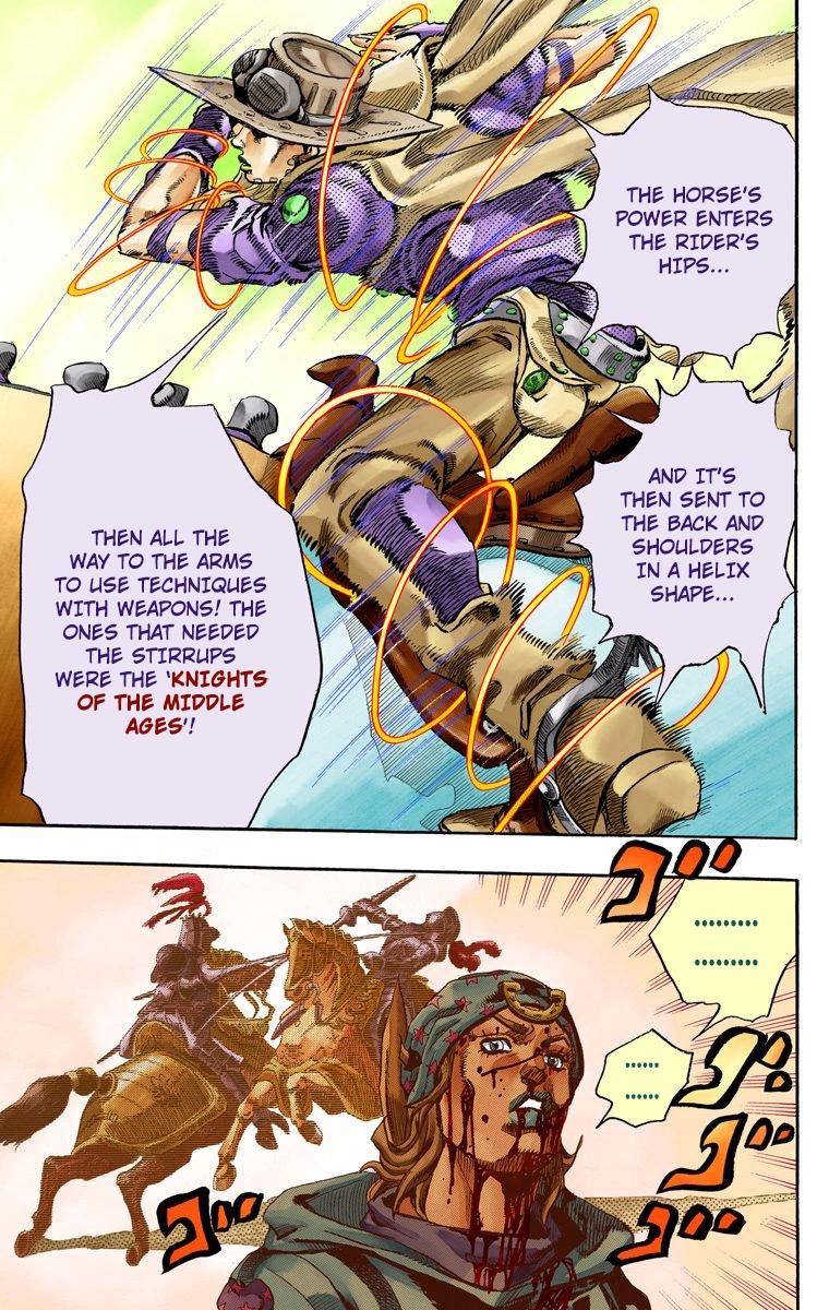 JoJo's Bizarre Adventure Steel Ball Run Colored Manga