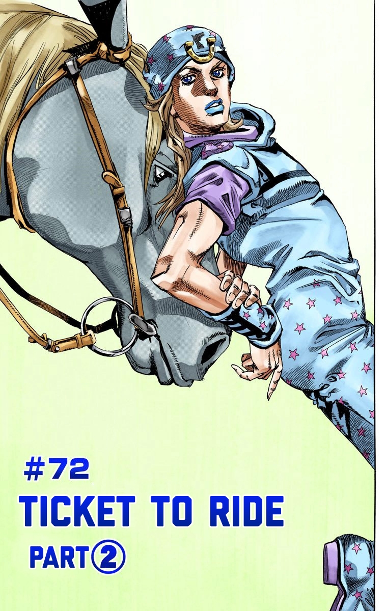 JoJo's Bizarre Adventure Steel Ball Run Colored Manga