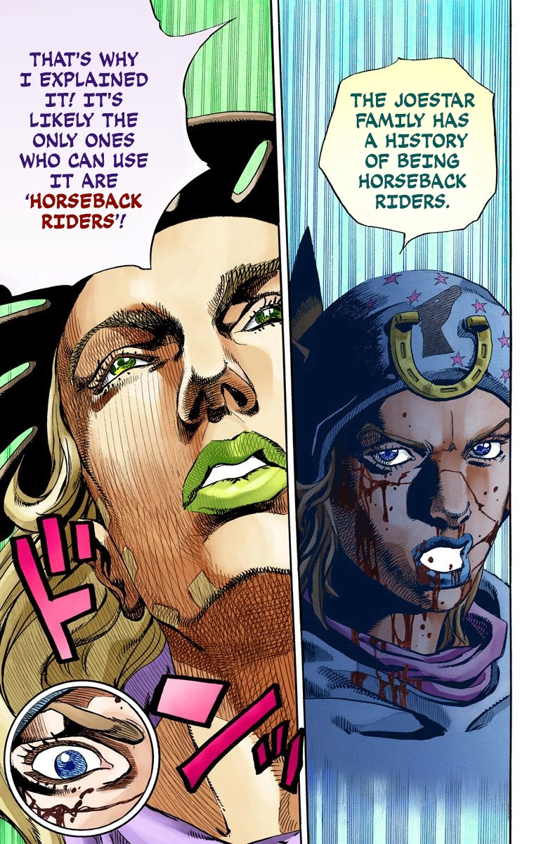 JoJo's Bizarre Adventure Steel Ball Run Colored Manga