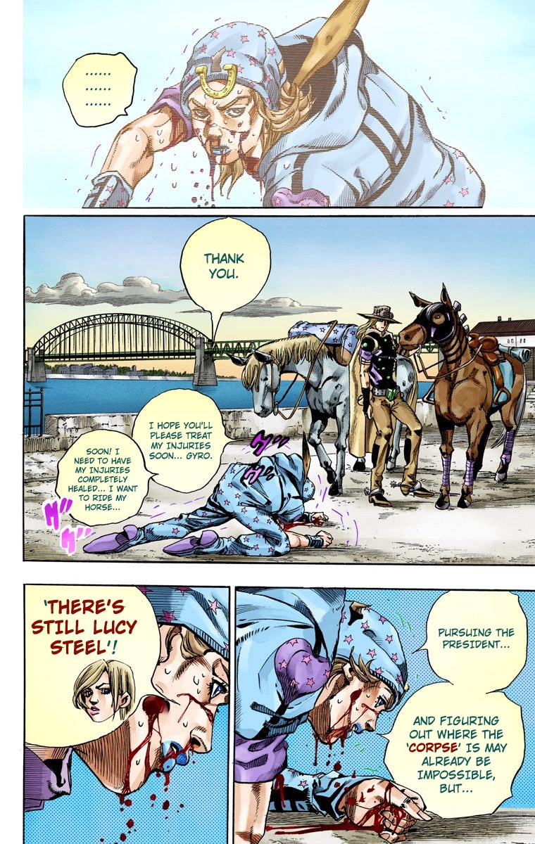 JoJo's Bizarre Adventure Steel Ball Run Colored Manga