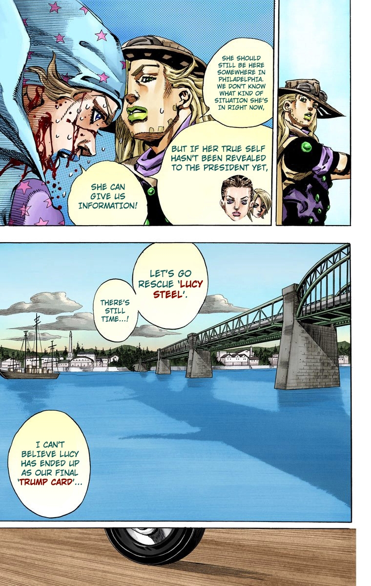 JoJo's Bizarre Adventure Steel Ball Run Colored Manga