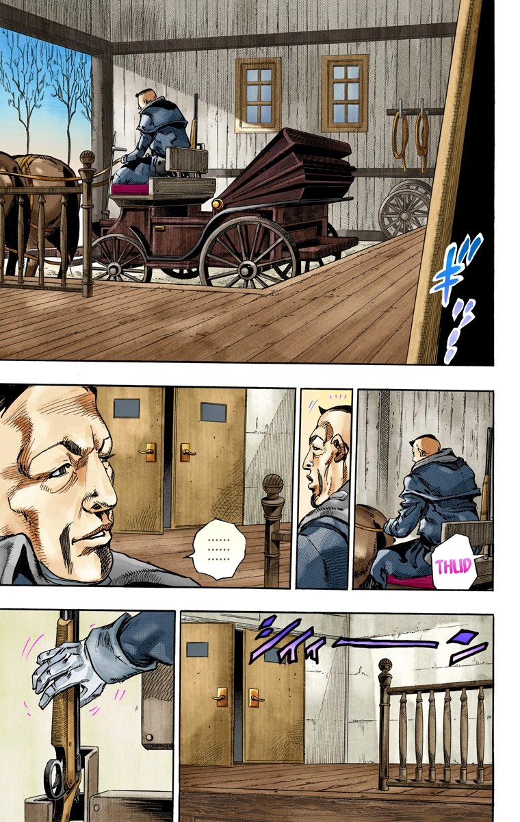 JoJo's Bizarre Adventure Steel Ball Run Colored Manga