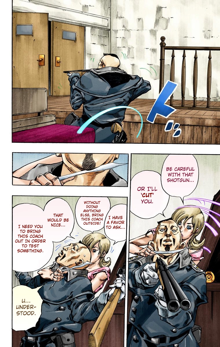 JoJo's Bizarre Adventure Steel Ball Run Colored Manga