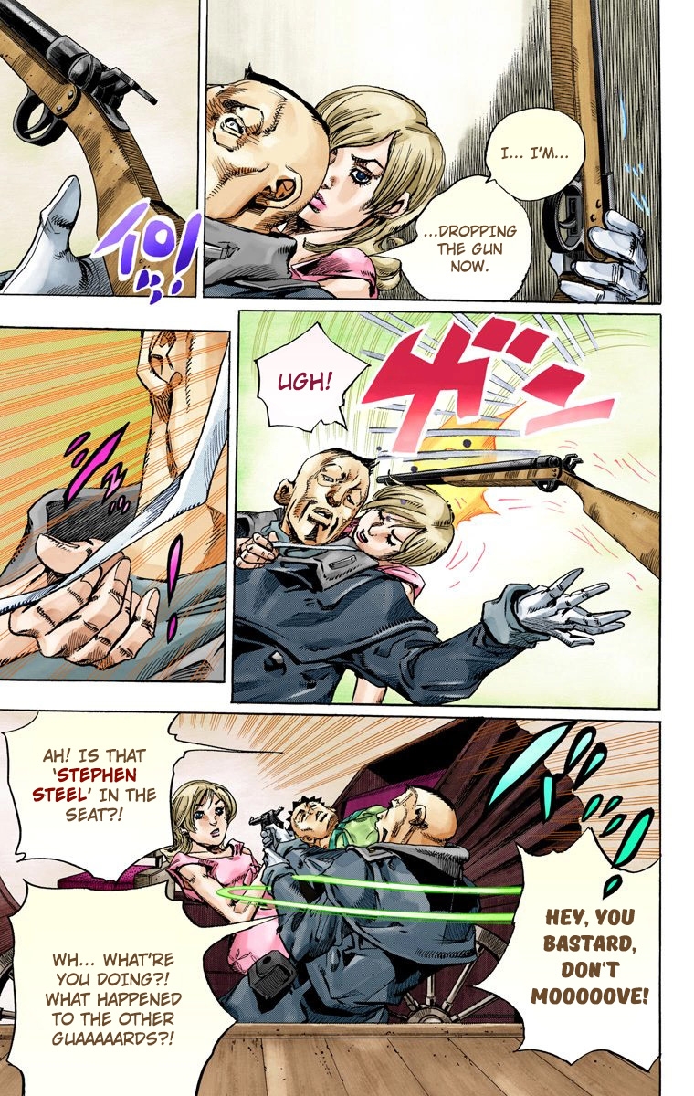 JoJo's Bizarre Adventure Steel Ball Run Colored Manga