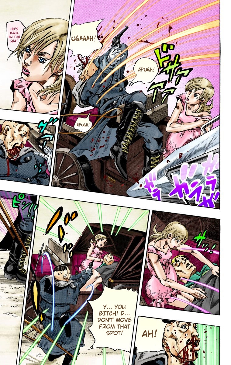 JoJo's Bizarre Adventure Steel Ball Run Colored Manga