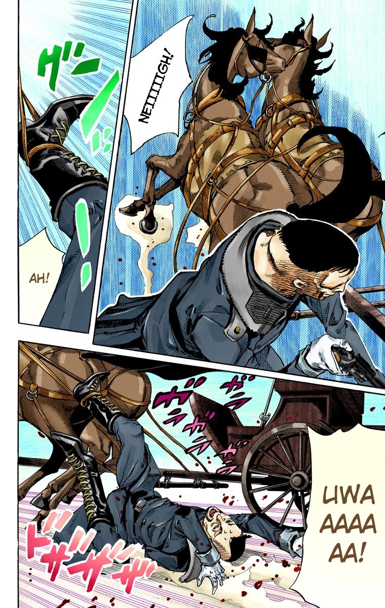JoJo's Bizarre Adventure Steel Ball Run Colored Manga