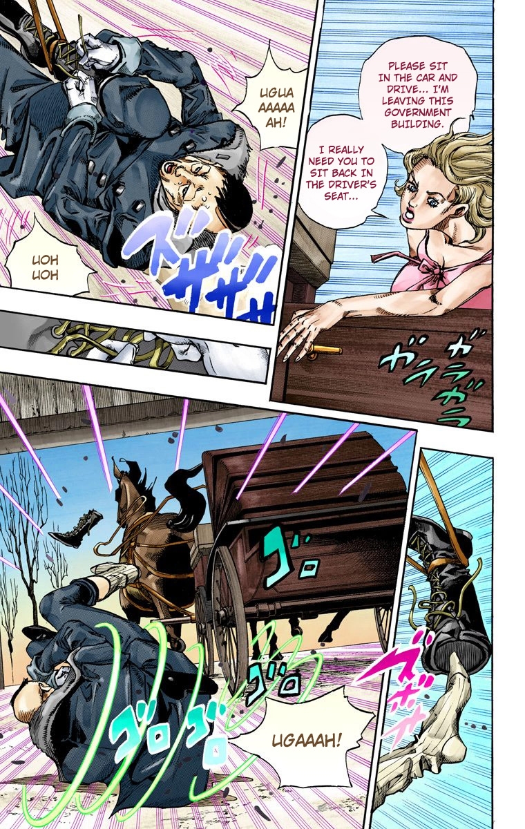 JoJo's Bizarre Adventure Steel Ball Run Colored Manga