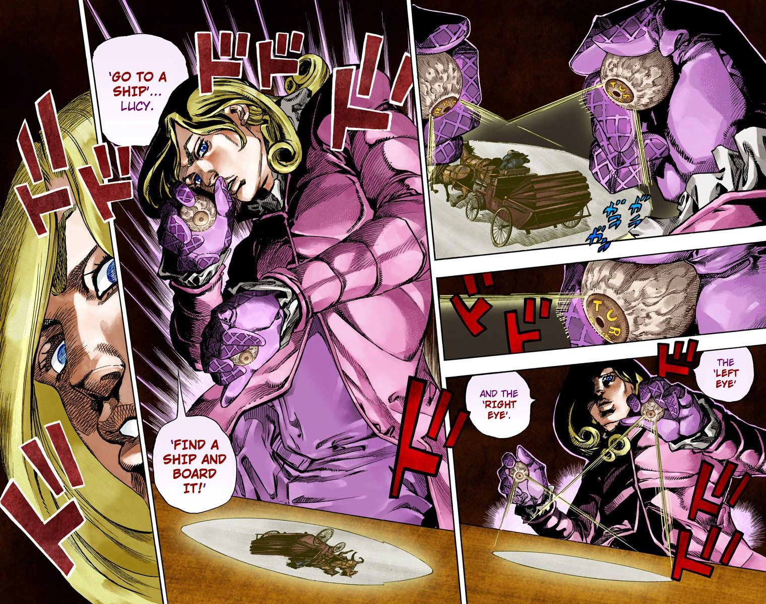JoJo's Bizarre Adventure Steel Ball Run Colored Manga