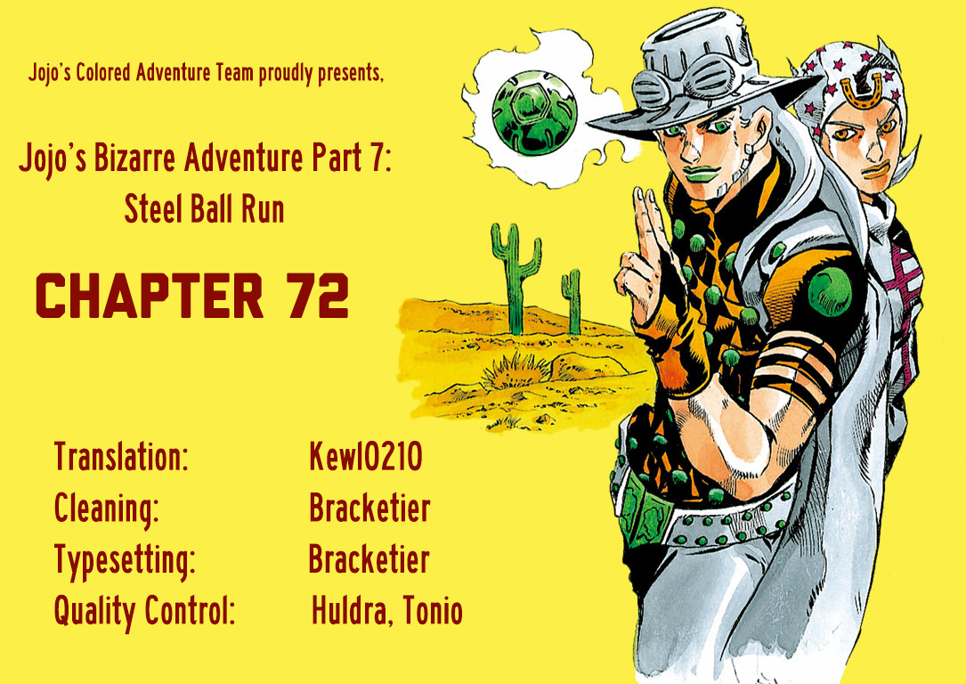 JoJo's Bizarre Adventure Steel Ball Run Colored Manga