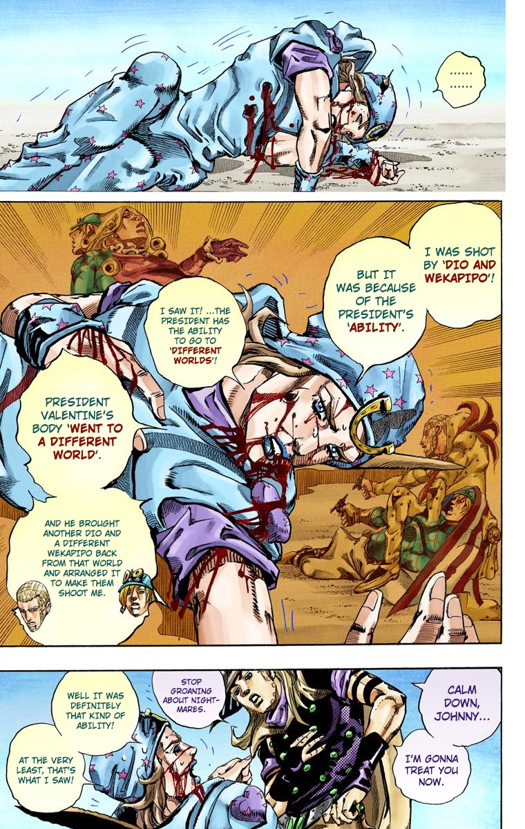 JoJo's Bizarre Adventure Steel Ball Run Colored Manga