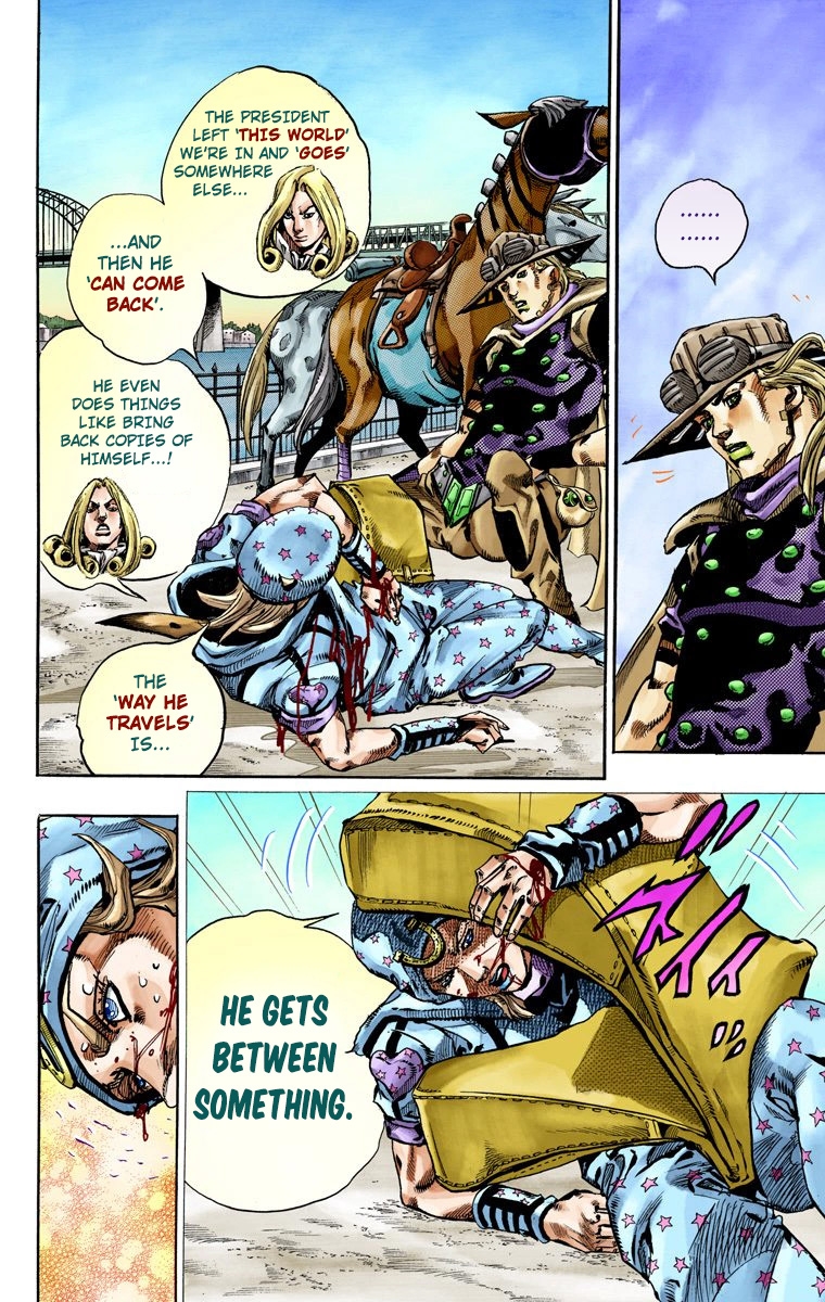 JoJo's Bizarre Adventure Steel Ball Run Colored Manga