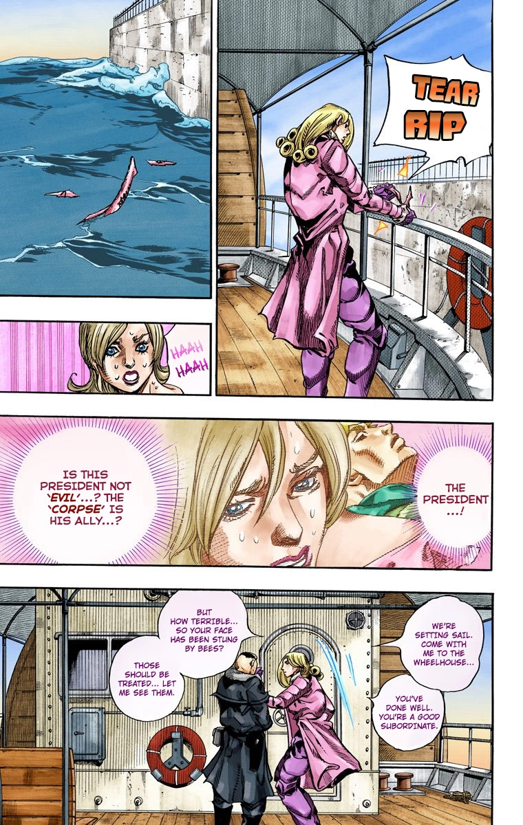 JoJo's Bizarre Adventure Steel Ball Run Colored Manga