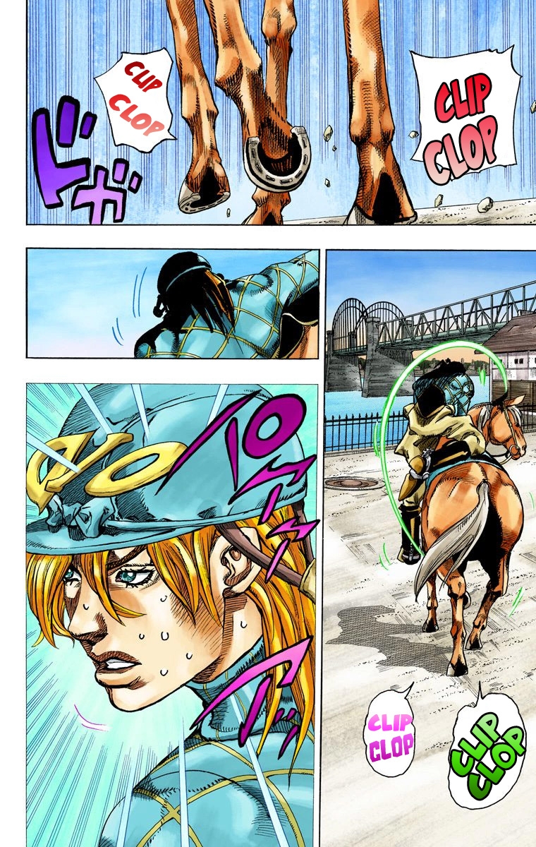 JoJo's Bizarre Adventure Steel Ball Run Colored Manga