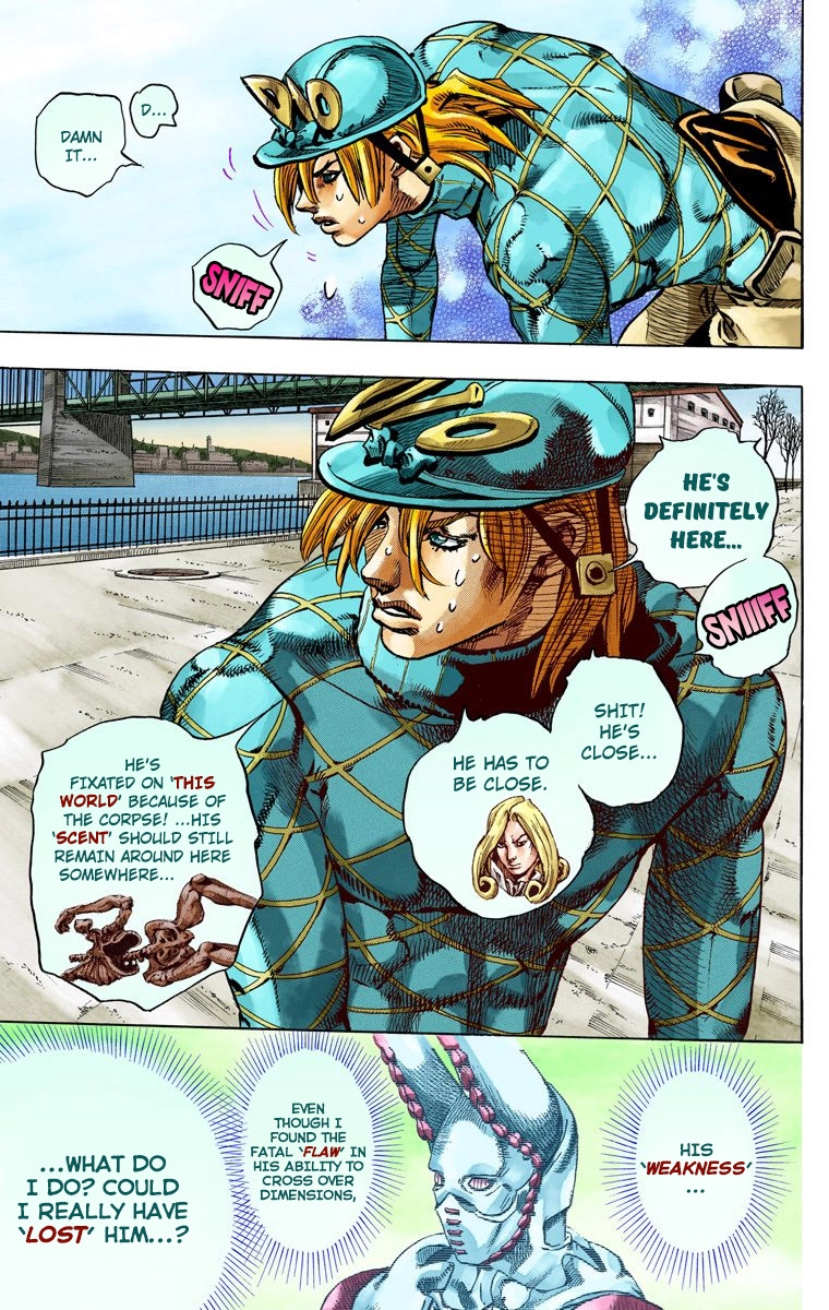 JoJo's Bizarre Adventure Steel Ball Run Colored Manga