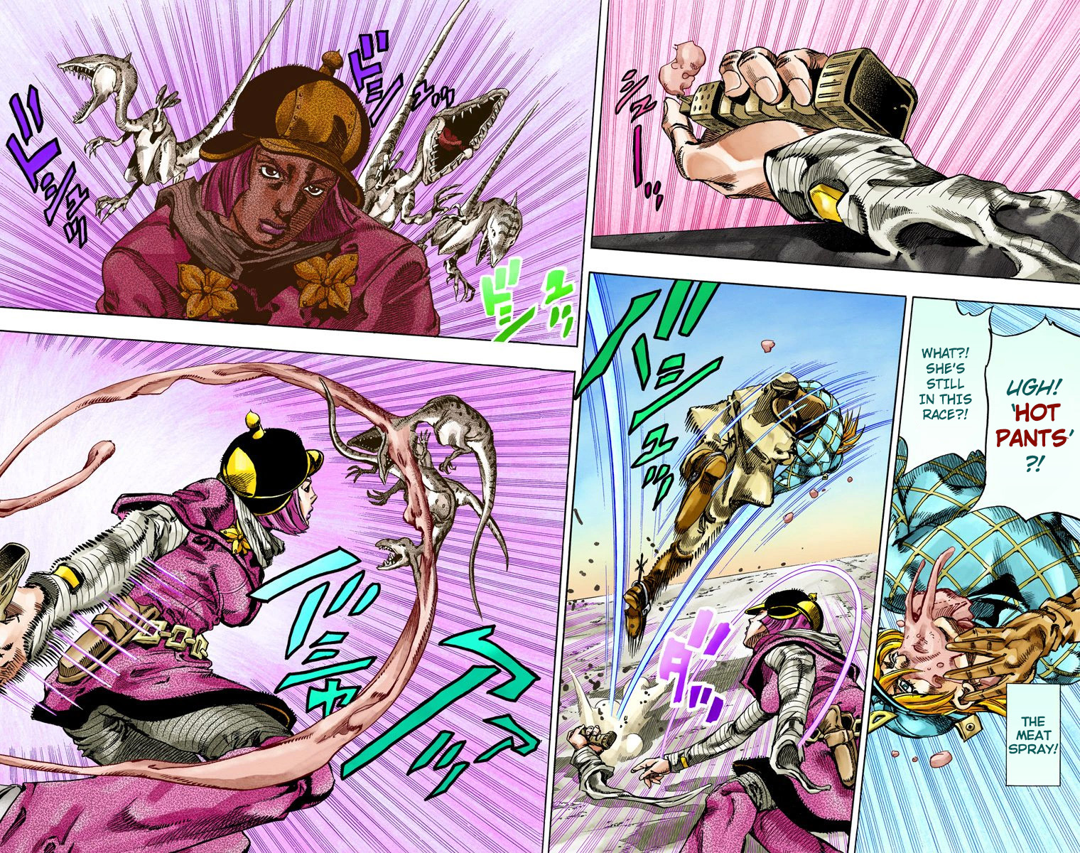 JoJo's Bizarre Adventure Steel Ball Run Colored Manga