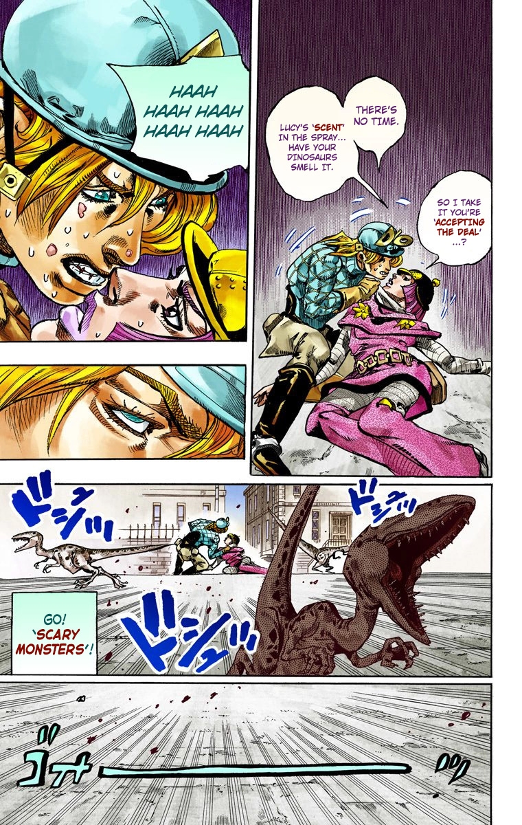 JoJo's Bizarre Adventure Steel Ball Run Colored Manga
