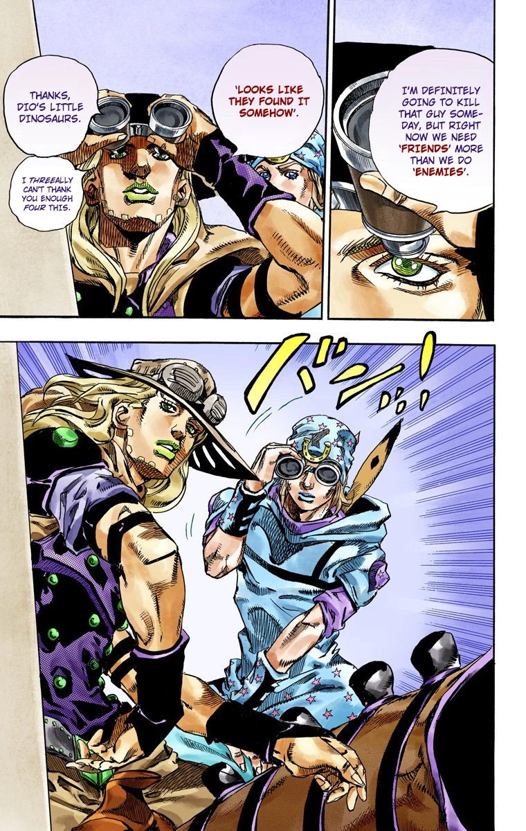JoJo's Bizarre Adventure Steel Ball Run Colored Manga