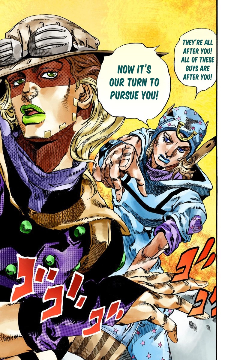 JoJo's Bizarre Adventure Steel Ball Run Colored Manga