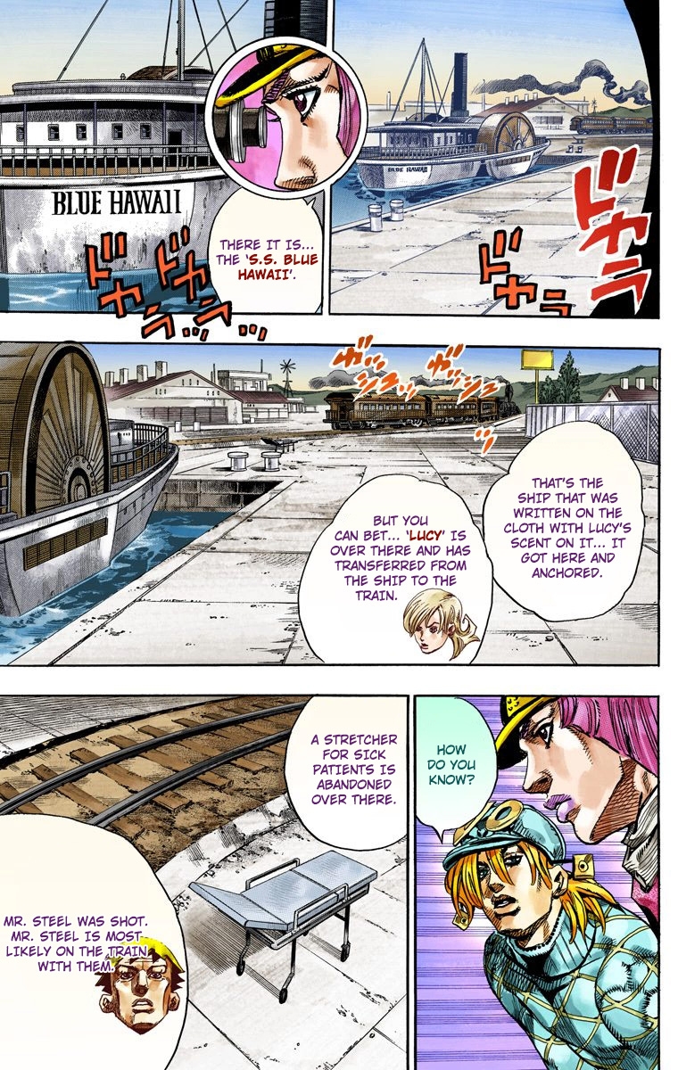 JoJo's Bizarre Adventure Steel Ball Run Colored Manga