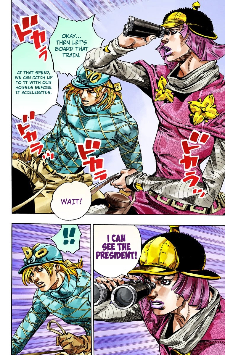JoJo's Bizarre Adventure Steel Ball Run Colored Manga