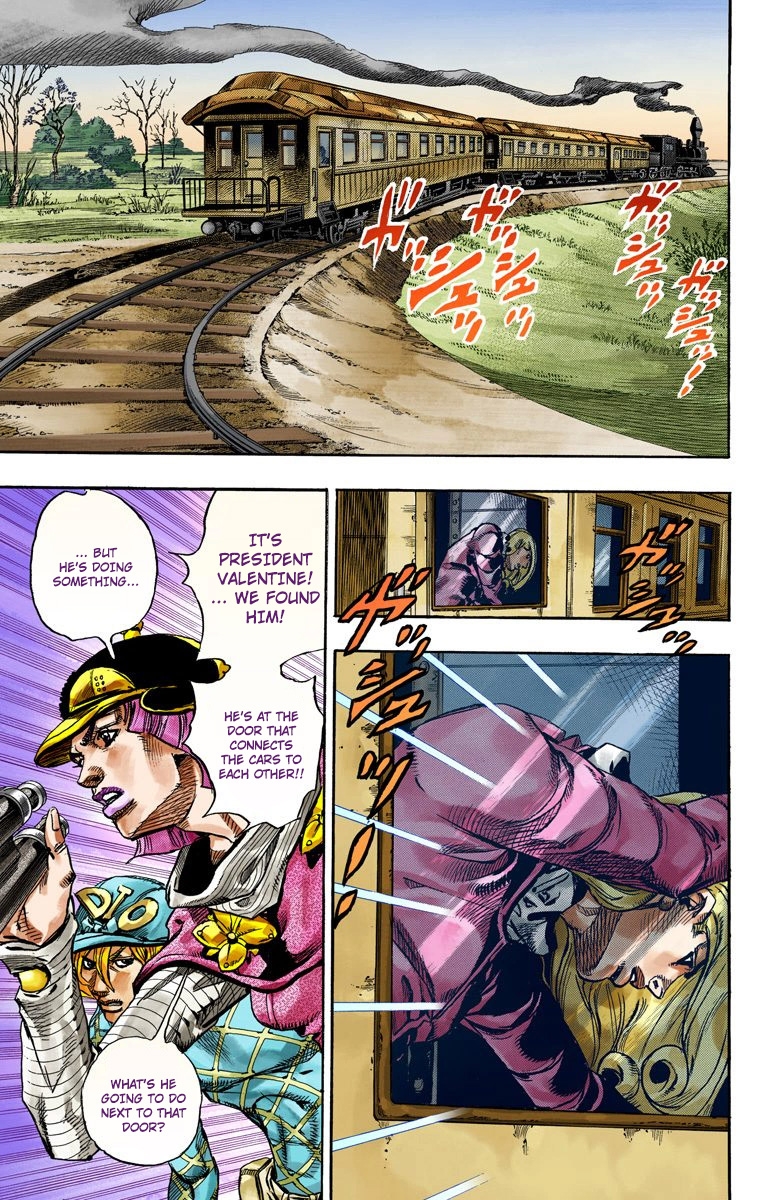 JoJo's Bizarre Adventure Steel Ball Run Colored Manga