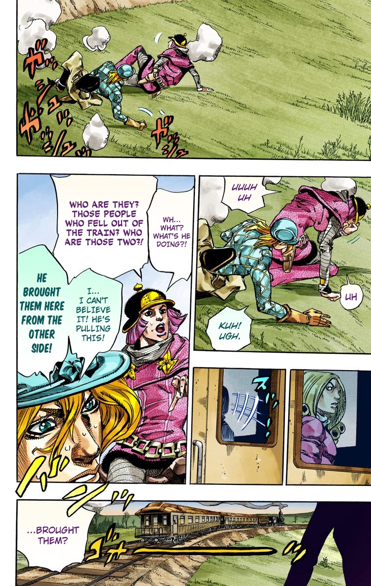JoJo's Bizarre Adventure Steel Ball Run Colored Manga